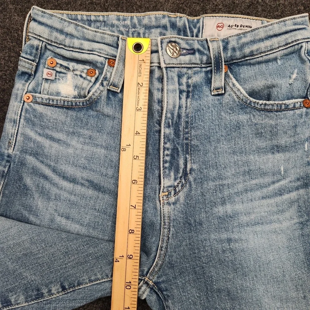 Adriano Goldschmied Jeans Womens 24 Blue Phoebe Vintage High Waist Tapered AG-ED